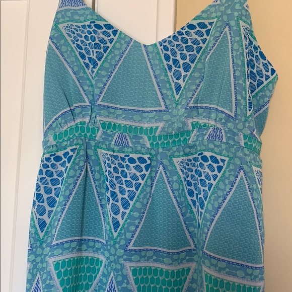 Beachy Blue 🌊 Old Navy Empire Waist Casual Flip Flop Summer Dress Size:Large - Picture 4 of 9